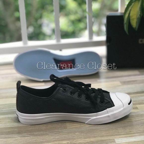 NWT Converse JP Jack OX Black Pearls Shines W AUTH - Picture 5 of 8